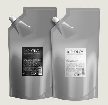 ReEMOTION シャンプー＆トリートメント 詰め替え用セット   [各1,000mL/1,000g]